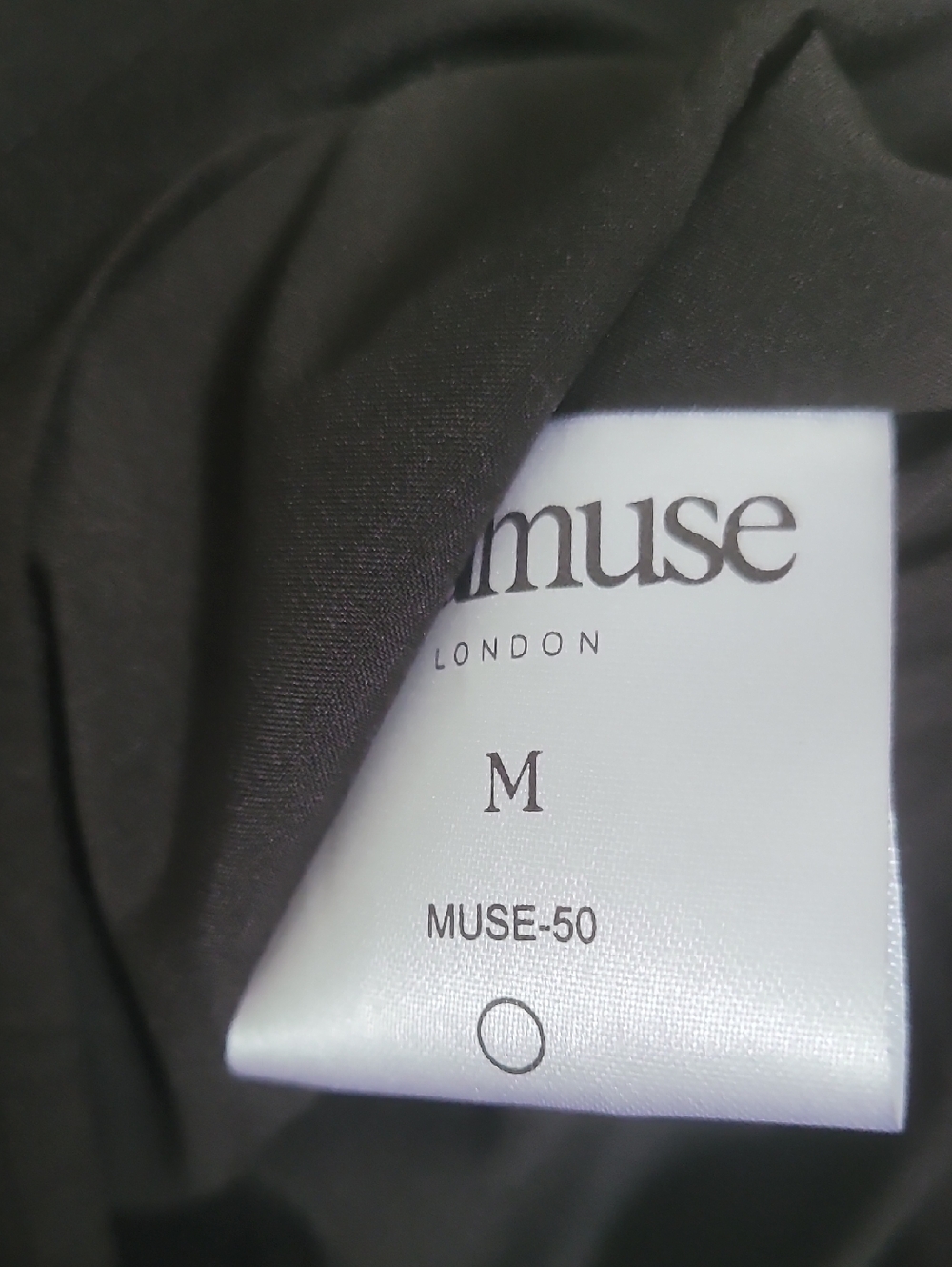 NWT Odd Muse Black Mini Dress with Pearl-Trim Square Neckline Medium - Picture 8 of 13